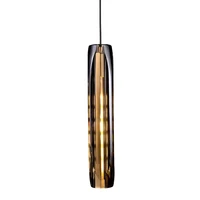 Glass Crystal Pendant Light Gold Black Copper Nordic Led Pendant Lights Round Long Lamp for Living Room Decor Dining Room Light 6