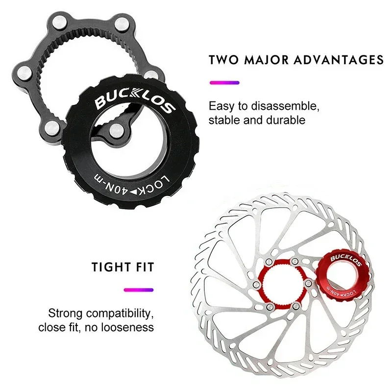 Centerlock Lockring Adapter Bicycle Center Lock Disc Rotor Lock Cover Ring Conve