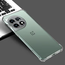 Silicone Anti-Shock Case with Camera Protection for OnePlus 7 (Clear Case)