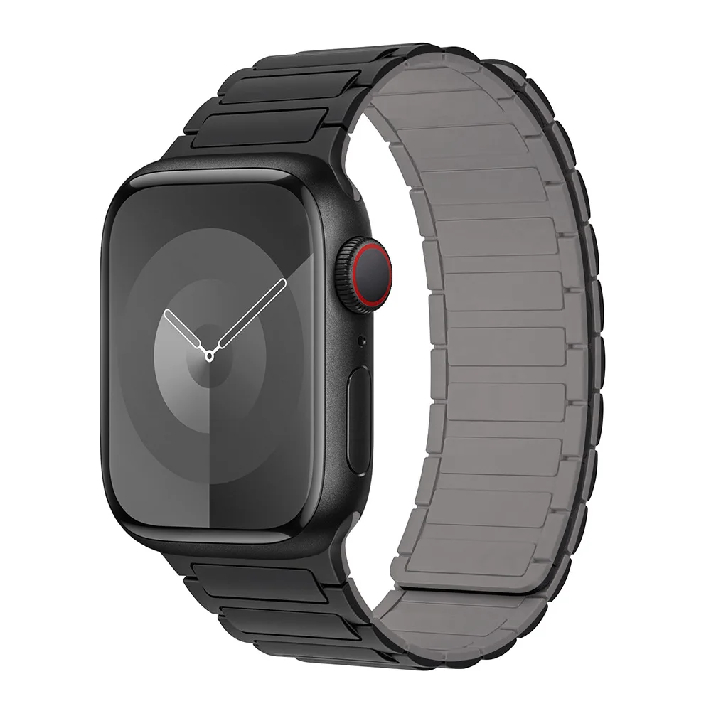 Silicone Magnetic Bracelet for Apple Watch - Universal Fit Strap