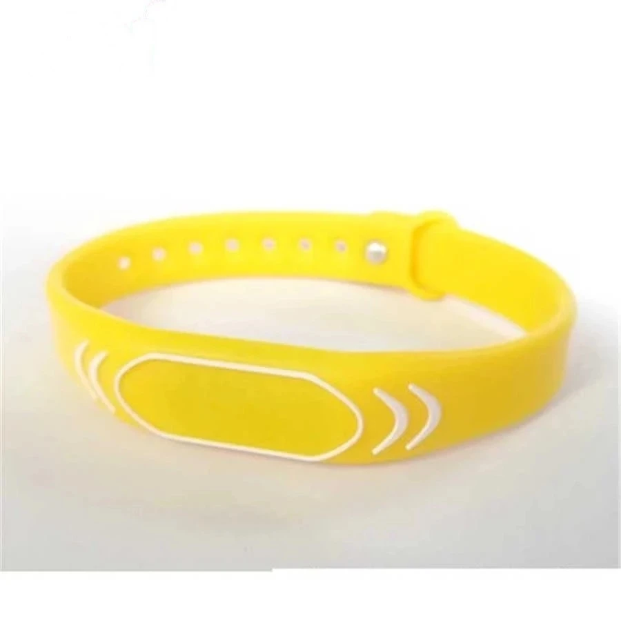 Smart Chip Wristband NFC Read Only 13.56MHz Adjustable Waterproof RFID Access Control Bracelet Key Tag Badge Token Card 1Pcs