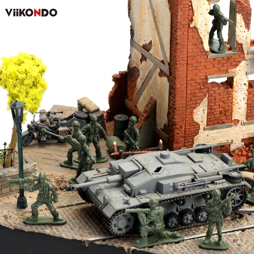 Viikondo 100個軍男性1/72ミニ2.5センチメートル玩具兵士クラシック