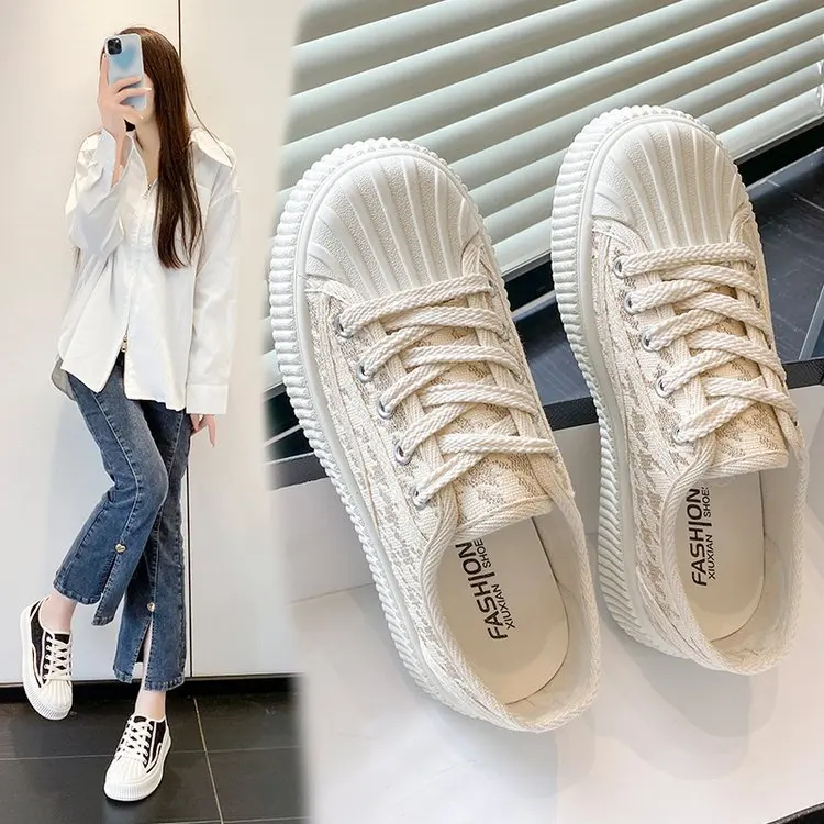 

Кеды женские на платформе, холщовые кроссовки, толстая подошва, с розами, Повседневная модная обувь для отдыха, лето 2023