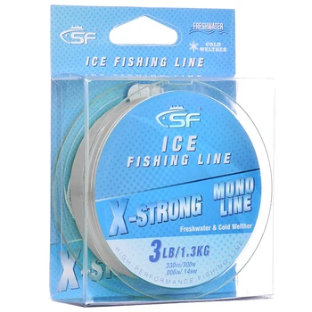 SF 300M X-Strong Monofilament Ice Fishing Line - 3/4/6/8LB Fishing Wire Freshwater 1