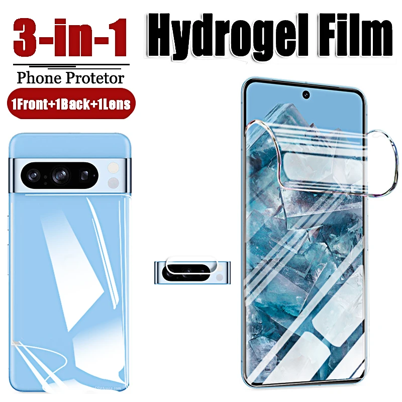 Hydrogel Film: Full Curved Screen & Camera Protector - 6in1 Set