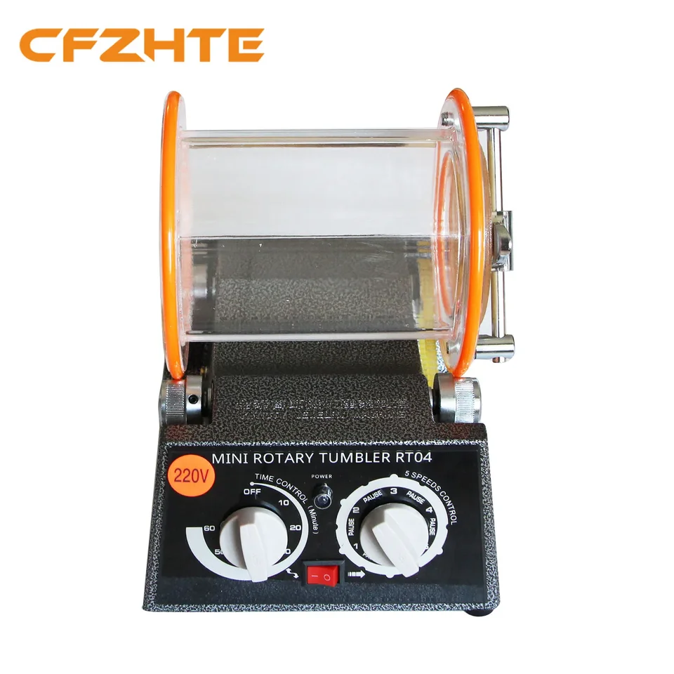 Máquina Pulidora De Joyas KD-6808 De 3 Kg - Motor 110V/60W, Tambor Rotatorio - Para Taller De Joyería, Pulido Profesional De Metales