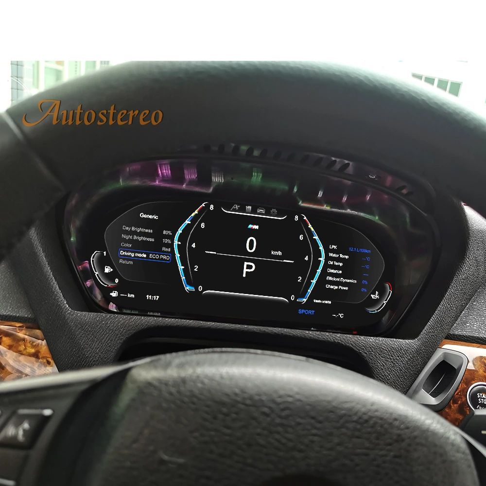 Фото M Sport для BMW X5 E70 X6 E71 2007-2013 цифровой кластер Виртуальная кабина автомобильный мультимедийный плеер приборная панель Измеритель Скорости экран 12,3 №4