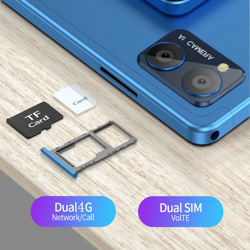 جهاز لوحي BDF Y7 اندرويد 10.1 بوصة 8GB رام 256GB