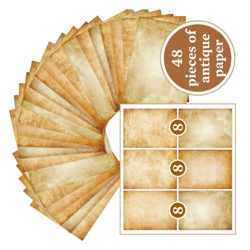 예술 쓰기를 위한 창조적 복고풍 디자인 시트 양면 인쇄 용지