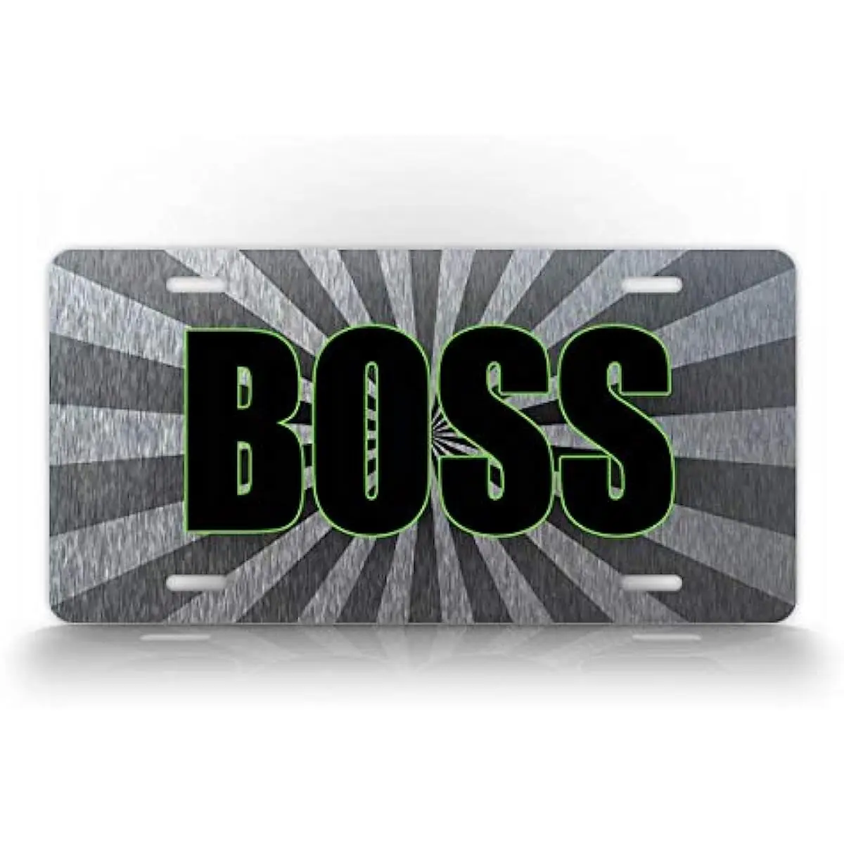 

Лицензионный знак Boss Bold Silver Sunburst, автомобильная бирка, дизельный грузовик в стиле Cummins, настенное украшение, металлический настенный знак