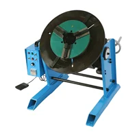 HD-100 Circle Pipe Workpiece 100kg Welding Positioner Turntable Equipment Welding Rotator Rotary Welding Table with W300 Chuck 1