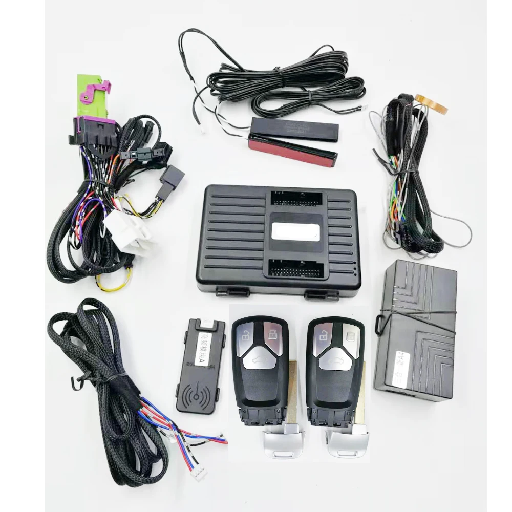 

PLUSOBD for Audi A4/Q5 Q7 2017-2022 Car Engine Remote Start System Keyless Entry Auto Unlock Lock Smart phone APP Remote Control