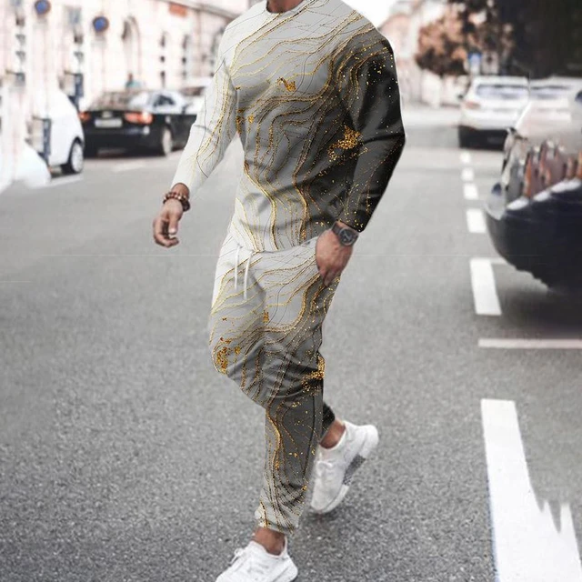 New Design Trend Sportswear Brand Suit 3D Printed T-Shirt + Trousers Jogging  Suit Fashion Suit 2 Pieces Oversized Street Wear - AliExpress