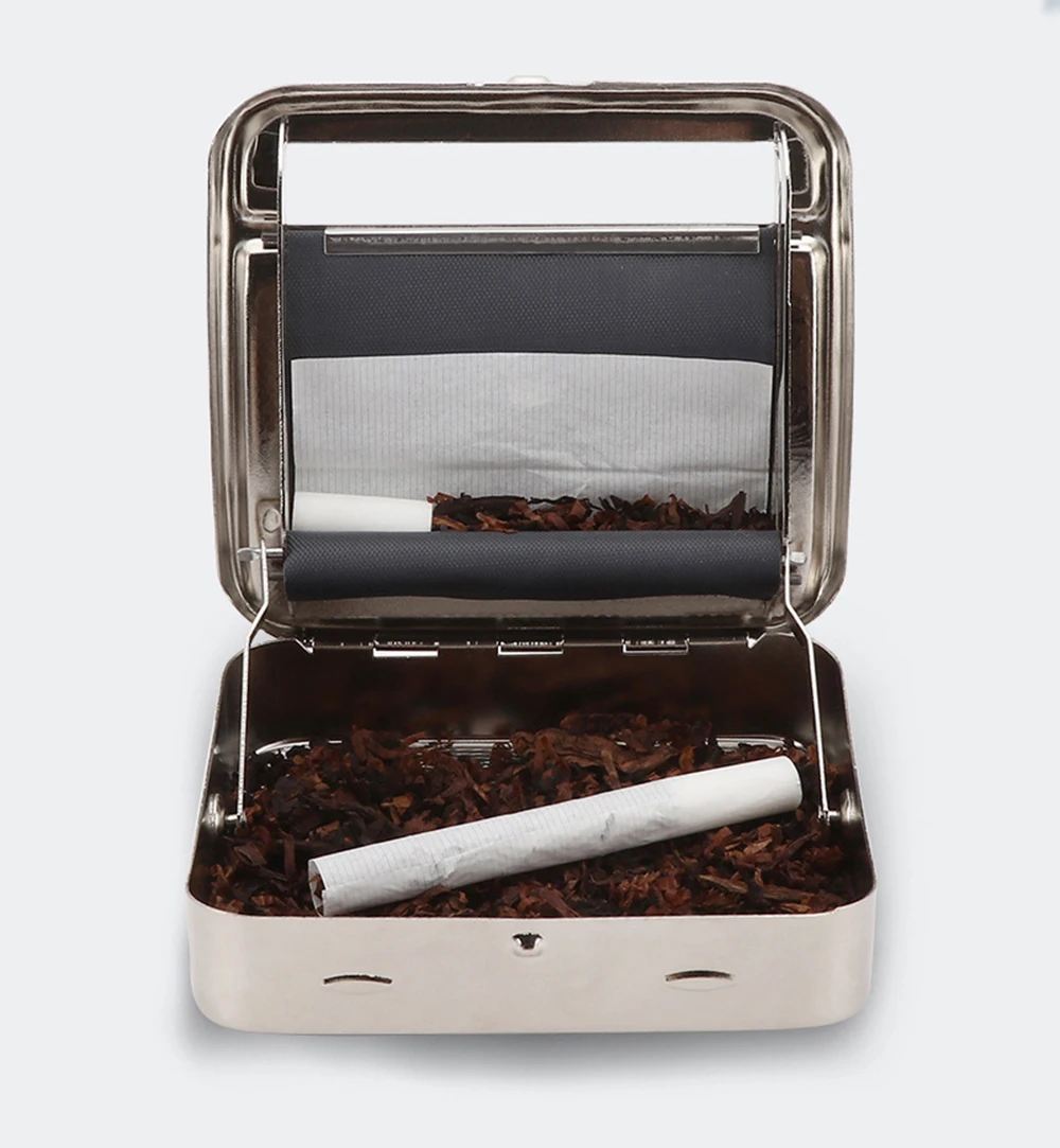 Description Picture 5 of itemSilver Metal Manual Cigarette Rolling Machine 70/78/110mm Portable Manual Machine for Cigarette Smoking Accessories
