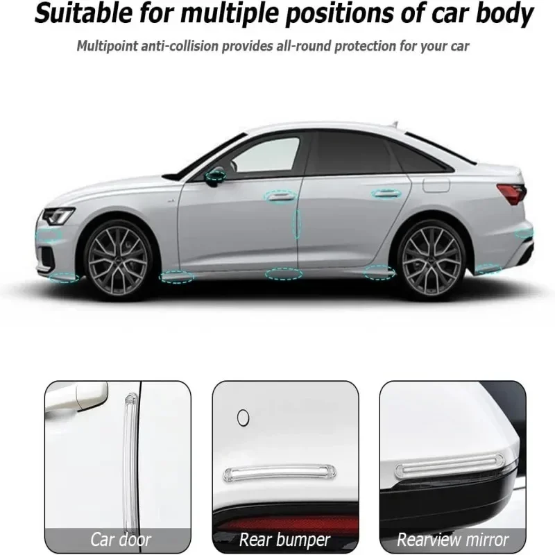 1 Sheet self adhesive Buffer Pads Silicone Door Stopper Cabinet Bumpers Wall Protector Furniture Refrigerator Anti-crash Pad