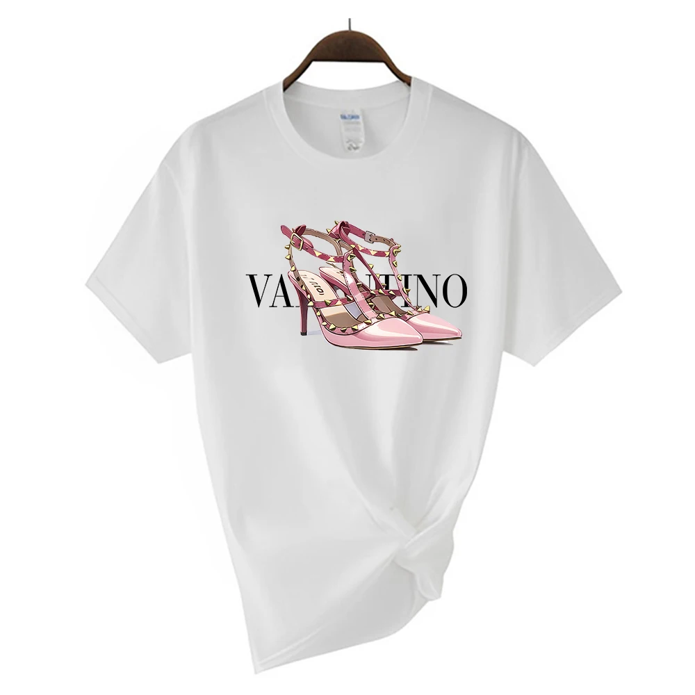 Cotton T Shirt t shirt Cotton Letter Print Woman Men's T-shirt Summer Tees Fashion Tops Unisex Oversized Blouse