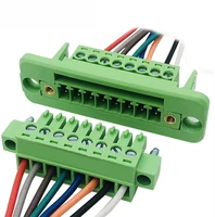 1 ชุด Pitch 3.81 มม.2 P/3 P/4 P/5 P/6 P/8 P/9 P Pluggable Terminal Block Connector JM15EDGKM 3.81mm Pitch 1