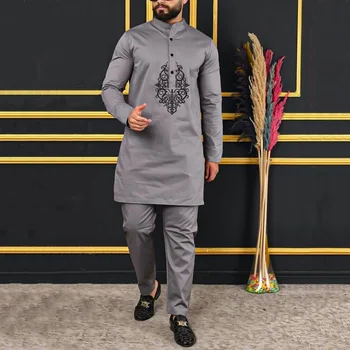 Alternative view of Kabiru Embroidered Dashiki Outfit