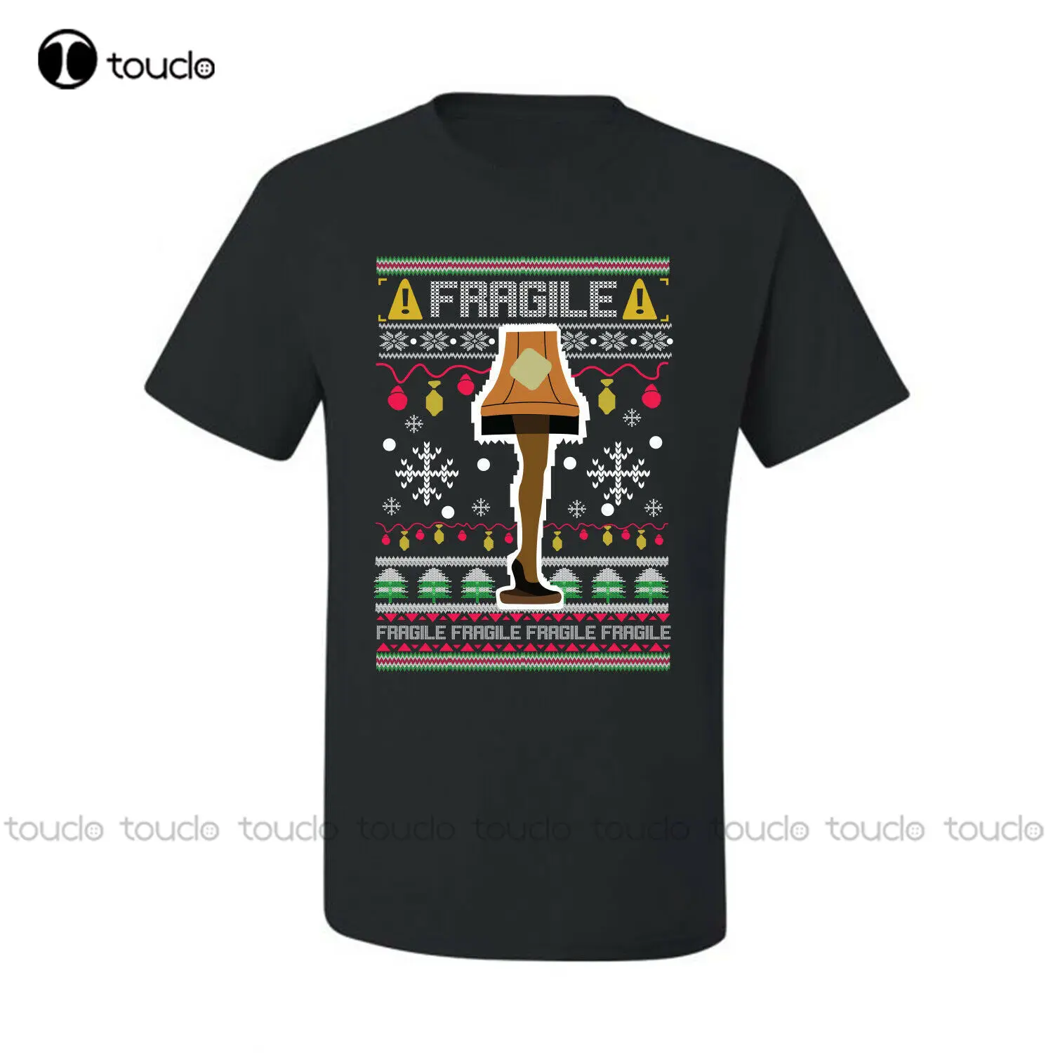 

Футболка унисекс с изображением хрупких ног лампы рождественской сказки смешная Рождественская уродливая Рождественская Мужская футболка с графическим рисунком рубашки для девочек-подростков