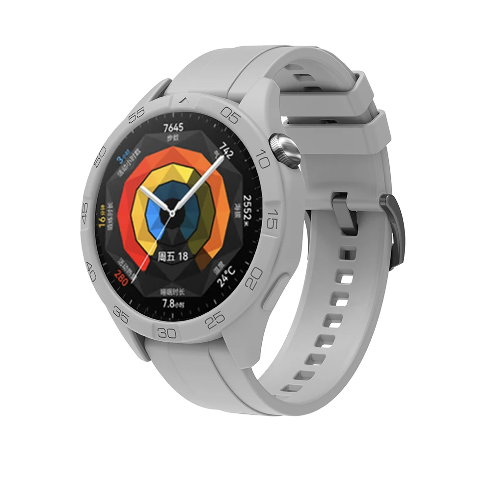 Silicone 22mm Watchband with Matching Case in Various Colors