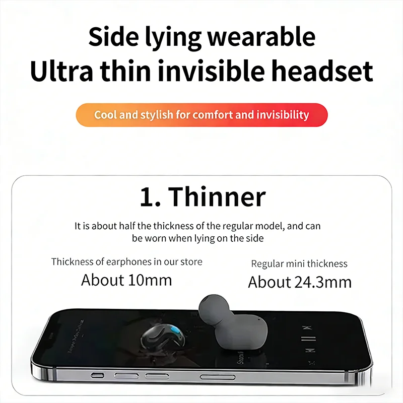 Enhanced Wireless Noise-Reduction Bluetooth Earbuds for Sport, Gaming, and Relaxation