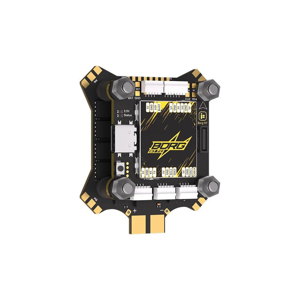 iFlight Borg H7 Stack with Borg H7 Flight Controller 4-12S FC / Borg 60A ESC 4-6S BL32 ESC for RC FPV Drones