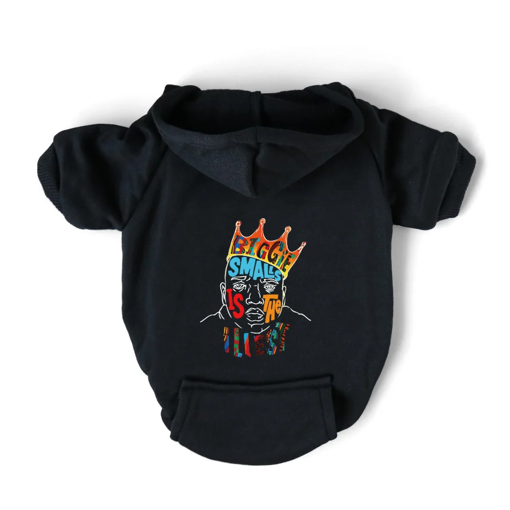 Sweat à capuche pour chien BIGGIE SMALLS Notorious Big - 2025 - Doglovedesign : Vêtement et accessoires pour chiens
