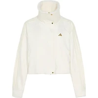 Veste en peluche à col haut pour femme, coupe ample et décontractée, authentique Adidas, hiver, KH2662 5