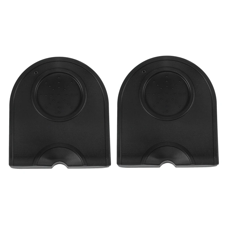 2X Manuale Barista Coffee Espresso Latte Art Pen Tamper Holder Tappetino In Silicone Accessori Da Cucina Nero