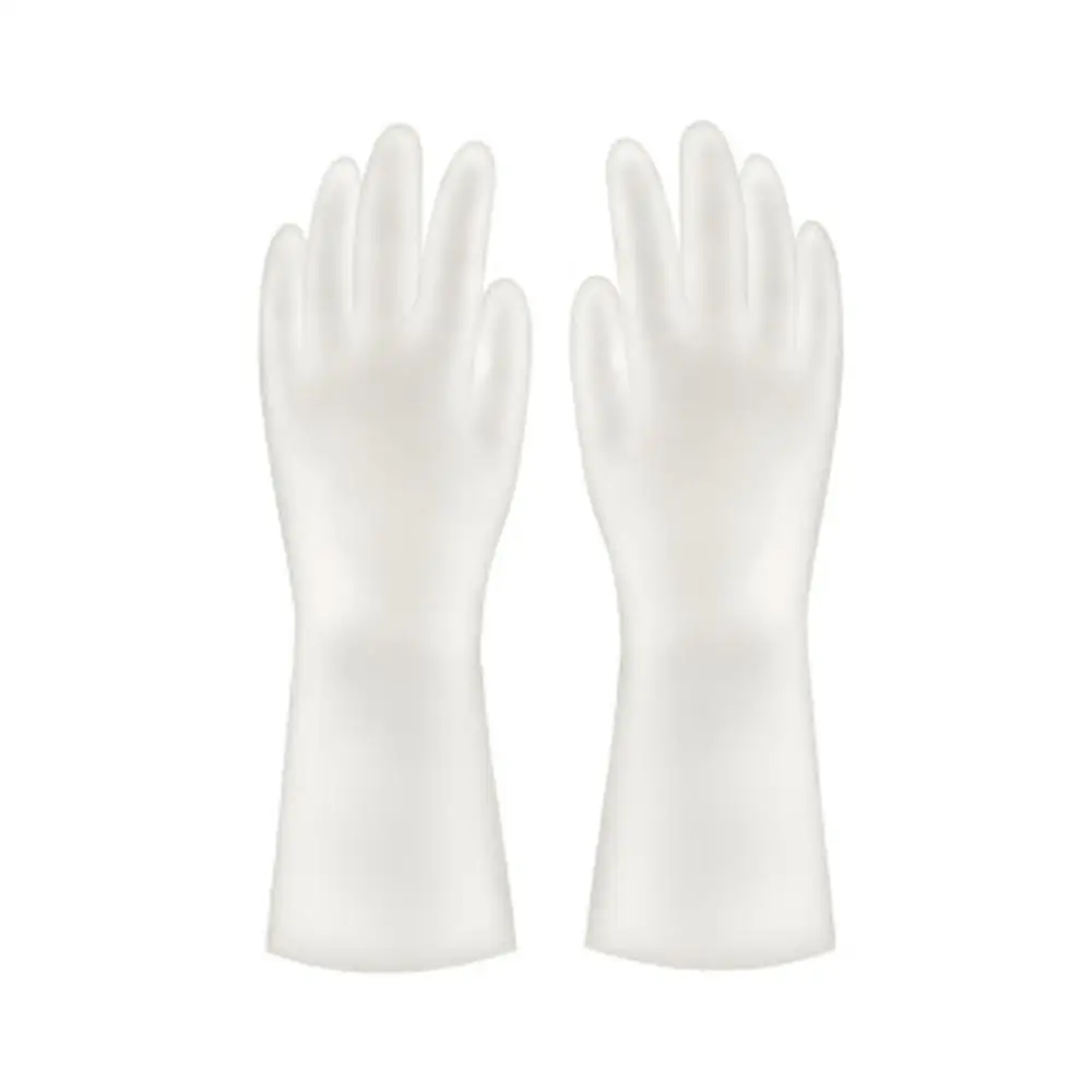 Female Waterproof Rubber Latex Dishwashing Gloves Kitchen Durable Cleaning Housework