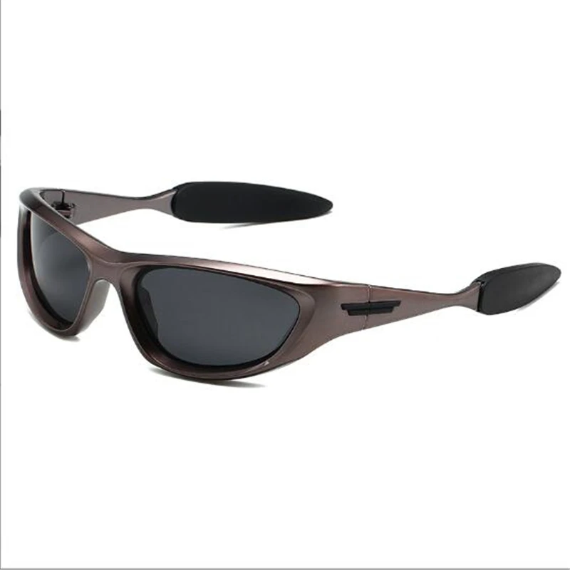 

2023 New polarized sports glasses for men Y2K technology sense luxury glasses uv400 summer sun protection mirror for women