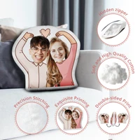 Custom Photo Cushion Humanoid Personalized Filling photo Cushion DIY Pillow for Putting Picture of Parent and Couple Christmas 2