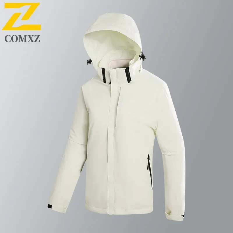 COMXZ Men Autumn Motorcycle Jacket Multi-Function Outdoor Riding Wind Resistant Coat Leisure Everyday Style Durable Jackets