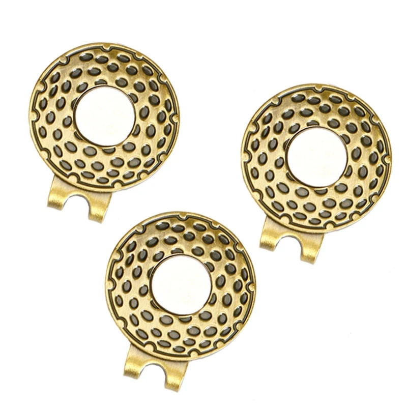 Standard-Golf Hat Clip with Ball-Marker Zinc Alloy Golf Hat Clip Sports Gifts for Men Women Golfer Easy to Use