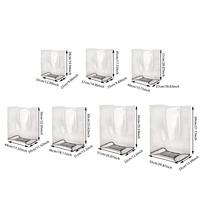 1PC PVC Luggage Cover Transparent For Travel Protective Luggage Case With Handle Dustproof Waterproof Practical Design 2