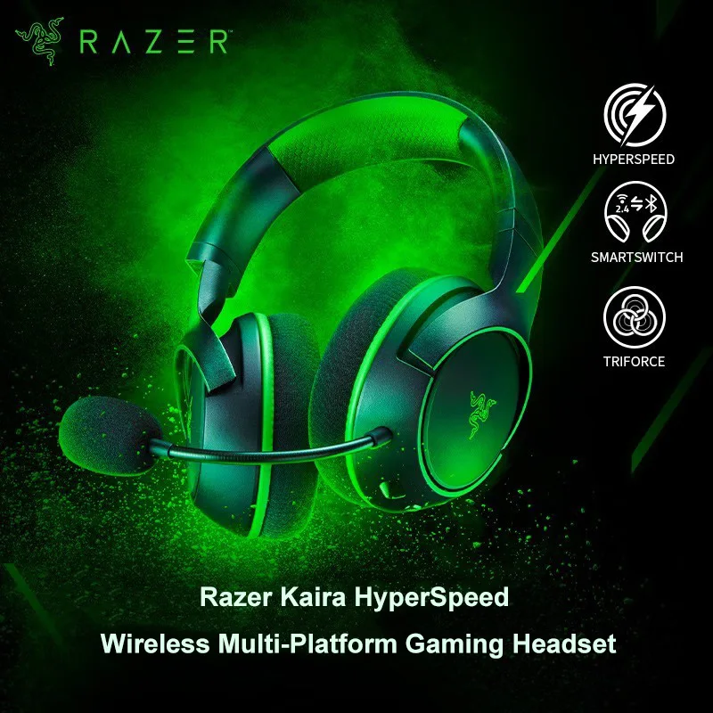 Razer Kaira X Wired Headset for Xbox Series X|S, Xbox One, PC, Mac & Mobile  Devices: TriForce 50mm Drivers - HyperClear Cardioid Mic - Flowknit Memory