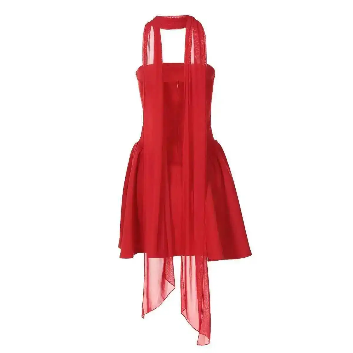 Elegant Off Shoulder A-Line Dress - Sexy Backless Mini Party Dress for Women