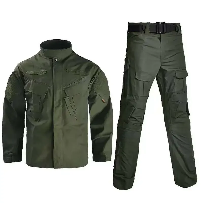 Tactical Uniform for Men Suits Milit Outdoor Camouflage Suit Hiking Shirts Cargo Pants Fish Trainning Paintball Clothes Sets 3