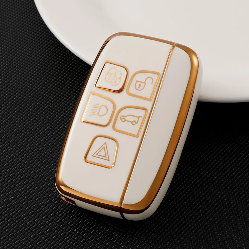 Premium Soft TPU Car Key Case Cover Holder