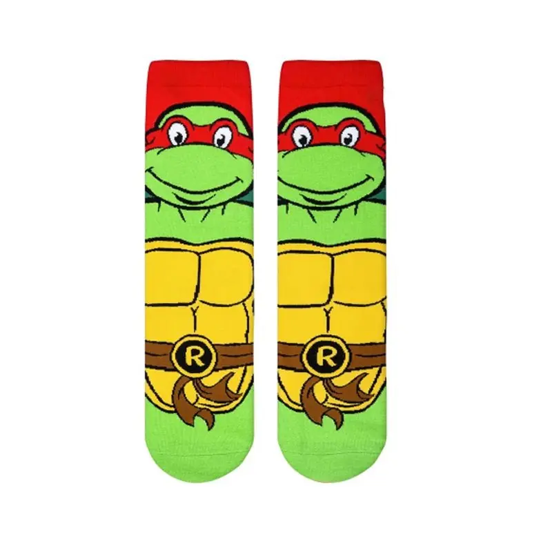 Cartoon Straße Outdoor Anime Teenage Mutant Ninja Turtles Socken Cosplay Paar Socken Zubehör Prop – Detail 10