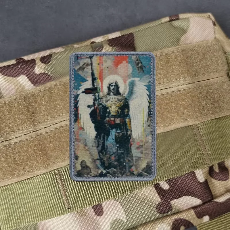 �Guardian“ Angel Moral Badge Patches Maschinengewehr Angel Tactics Militärarmband Klettverschluss Taktische Rucksack-Hut-Aufkleber – Detail 4