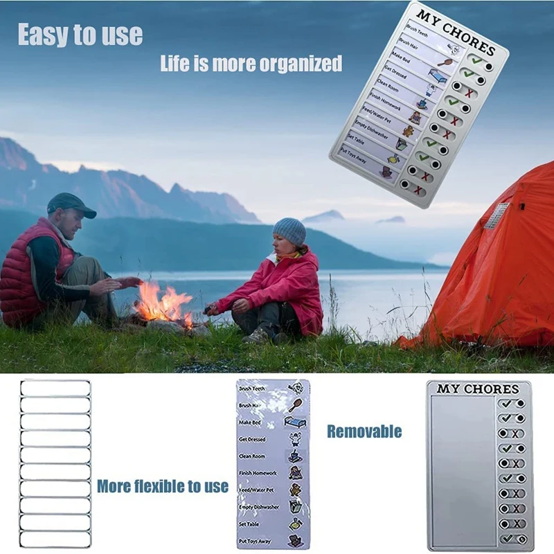 Memo Plastic Board, Detachable And Reusable Creative Memo Checklist For Check Items And Form