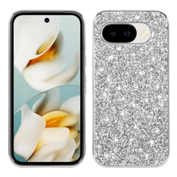 Sparkling Diamond Glitter Frosted TPU Shock - Absorbing Phone Case - Google pixel 8PRO (Silver)
