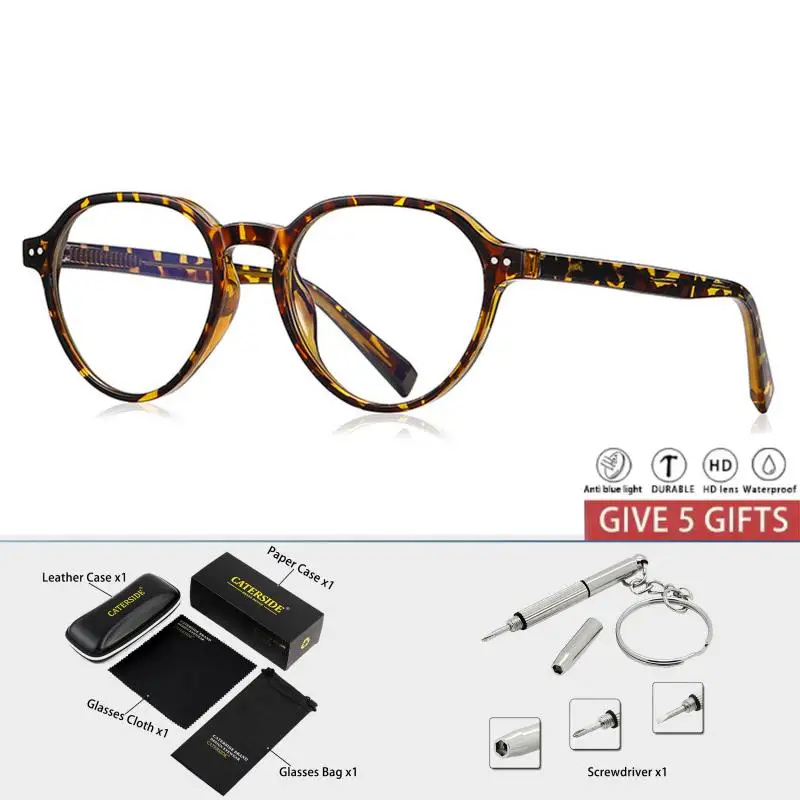 CATERSIDE Einfache Männer Brillen Rahmen Hochwertige Tr90 Optische Brillen Mode Frauen Täglichen Augenschutz Lesebrille – Detail 12
