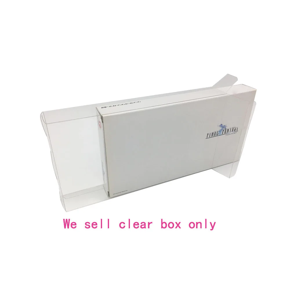 Custodia Trasparente Scatola Trasparente Per Wsc Per Bandai Wonder Swan Color Final Fantasy Plastic Pet Storage Protector Collection Box