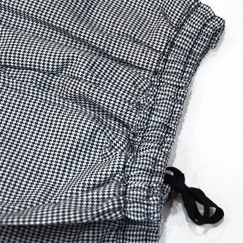 Men's Loose Chef Trousers Food Service Work Wear Stripe Kitchen Restaurant Uniform Cook Pant for Man Chef M-4XL