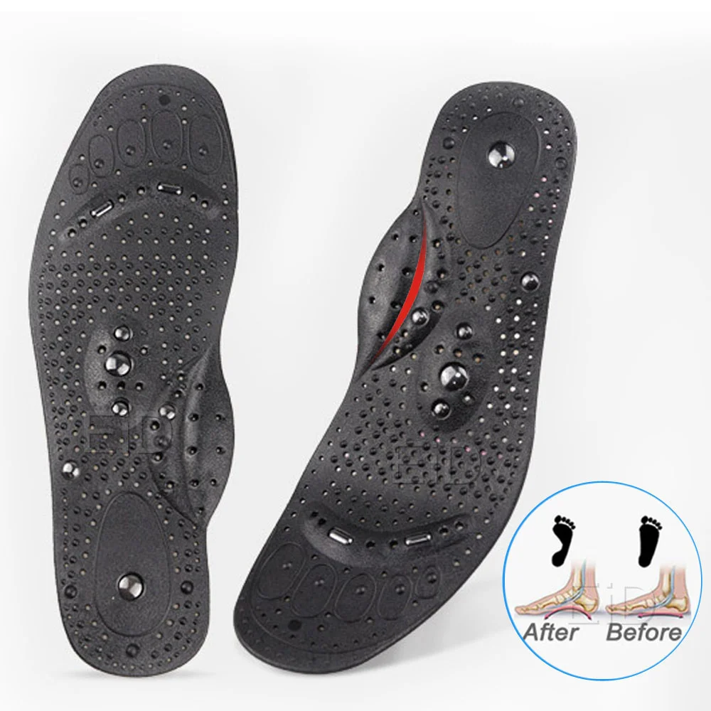 EiD Silikon Gel Magnet Therapie Einlegesohlen für Abnehmen Gewicht Verlust Arch Support Schuhe Pads für Männer Frauen Massage Fuß Pflege sohle – Detail 23