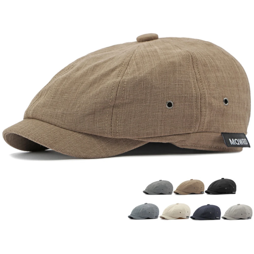 HT4375 Men Women Beret Cap Artist Painter Beret Hat Male Female Adjusted Casual Flat Cap Spring Summer Autumn Octagonal Hat beret hat woolen beret