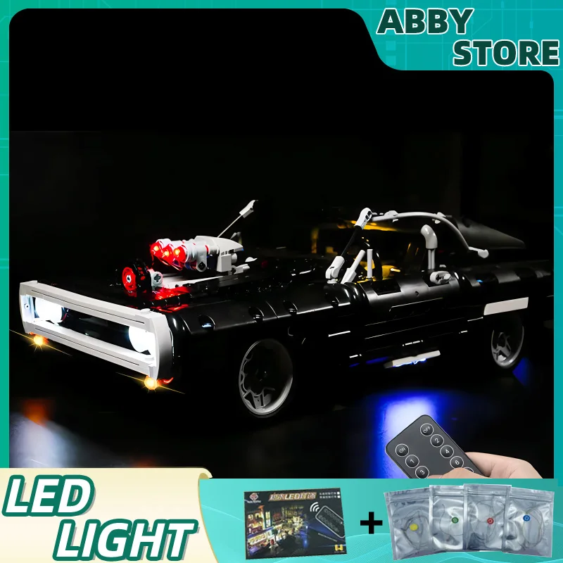 RC DIY LED Light Kit For LEGO 42111 Technic Dom's Dodge Charger