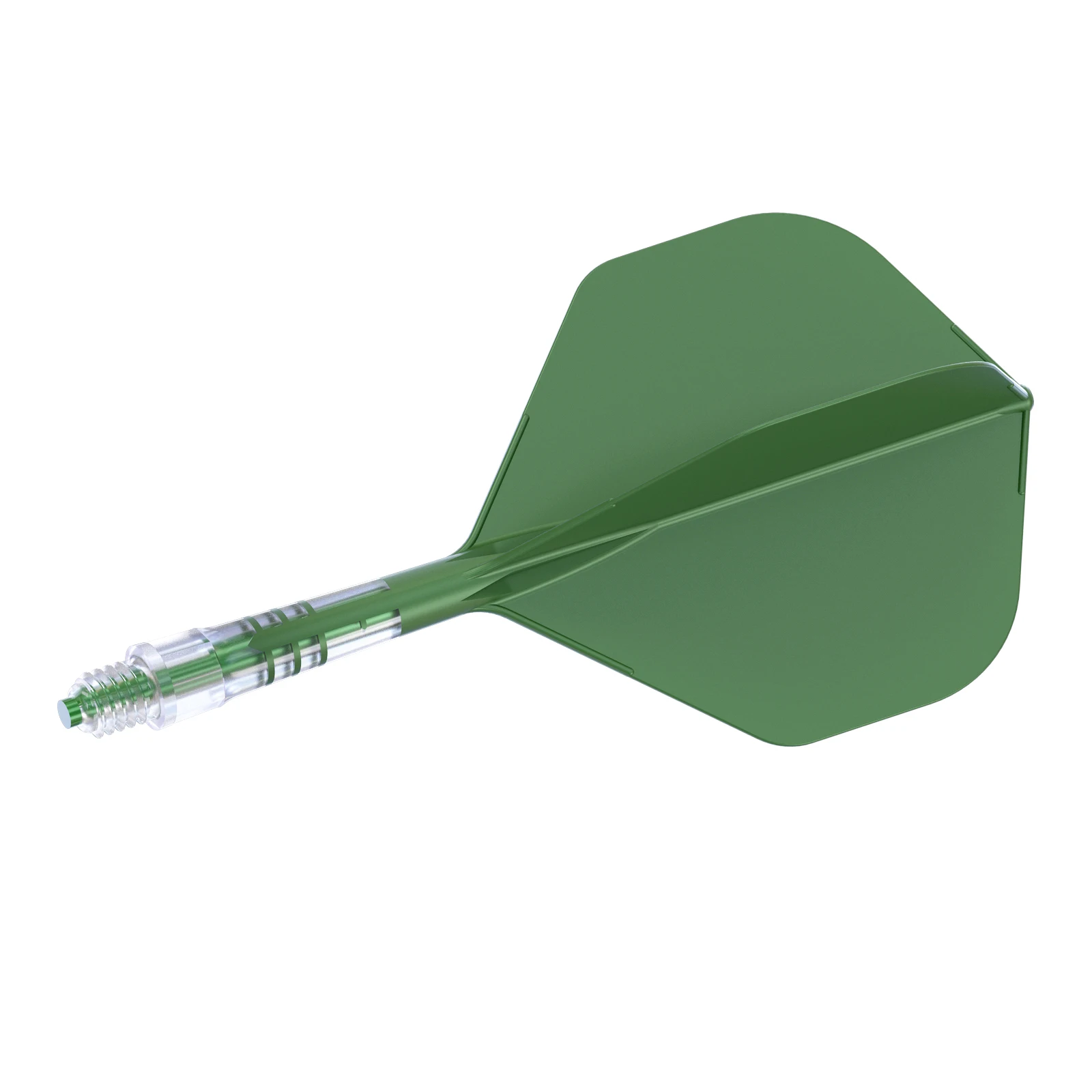 

CUESOUL ROST T19 Carbon Integrated Dart Shaft and Flight ,Big Standard Shape Set of 3-Dark Green Flight with Green Shaft